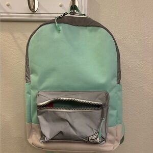 Herschel Supply Co Mint Green and Grey Backpack